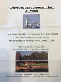 Peacock Gap Golf Course 202//269